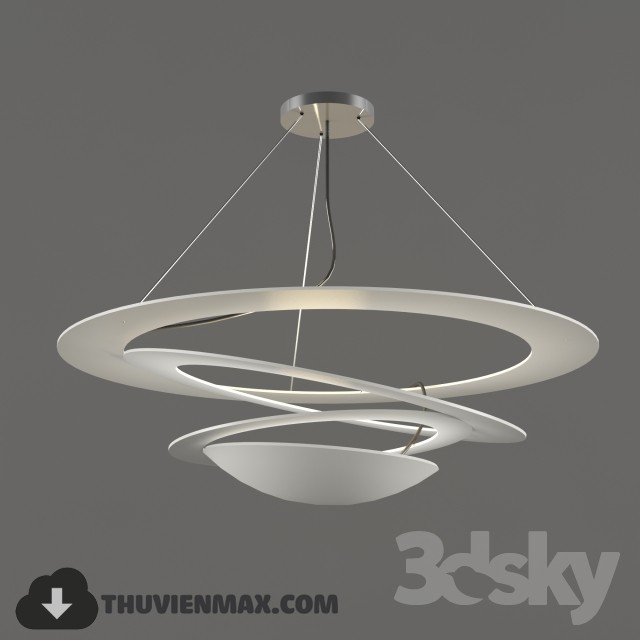 3DSKY MODELS – CEILING LIGHT – 016 - thumbnail 1