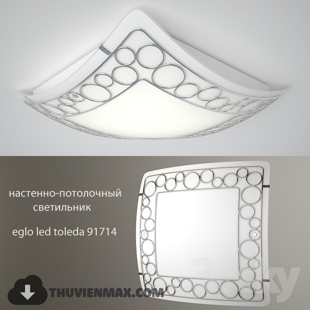 3DSKY MODELS – CEILING LIGHT – 020 - thumbnail 1