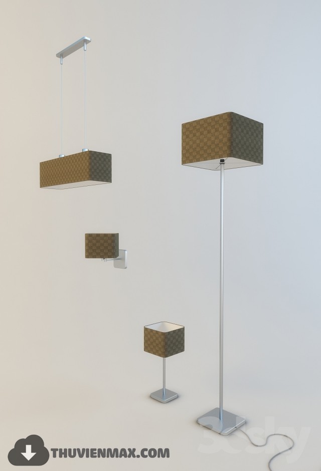 3DSKY MODELS – CEILING LIGHT – 021 - thumbnail 1