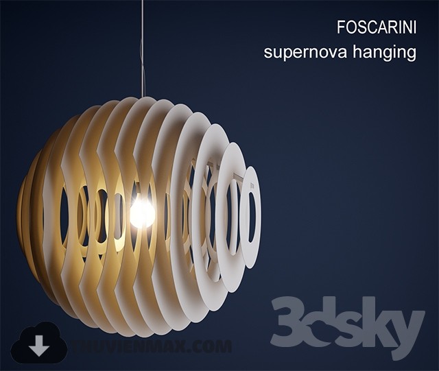 3DSKY MODELS – CEILING LIGHT – 026 - thumbnail 1