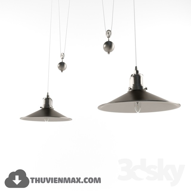 3DSKY MODELS – CEILING LIGHT – 027 - thumbnail 1