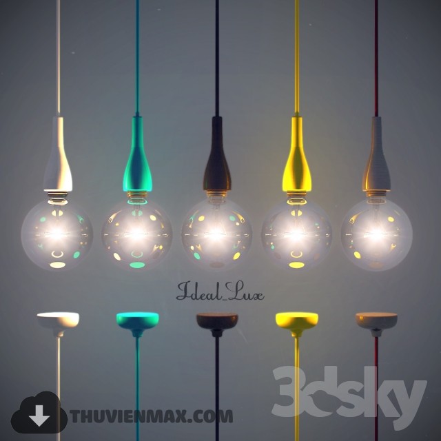 3DSKY MODELS – CEILING LIGHT – 030 - thumbnail 1