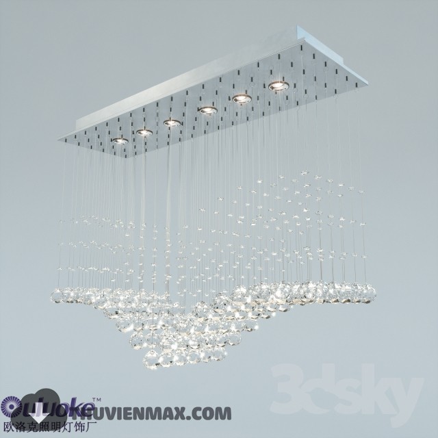 3DSKY MODELS – CEILING LIGHT – 033 - thumbnail 1