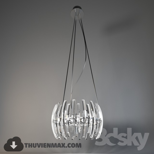 3DSKY MODELS – CEILING LIGHT – 037 - thumbnail 1