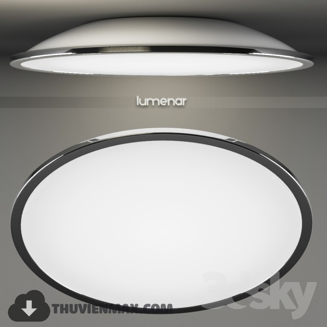 3DSKY MODELS – CEILING LIGHT – 038 - thumbnail 1