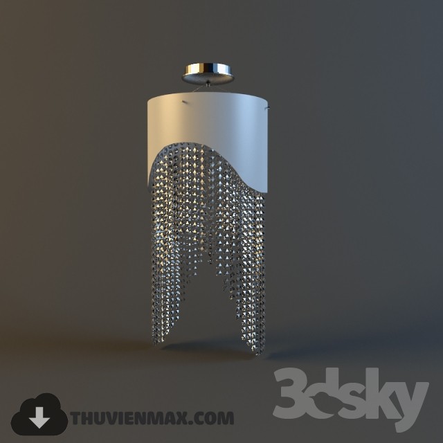 3DSKY MODELS – CEILING LIGHT – 040 - thumbnail 1