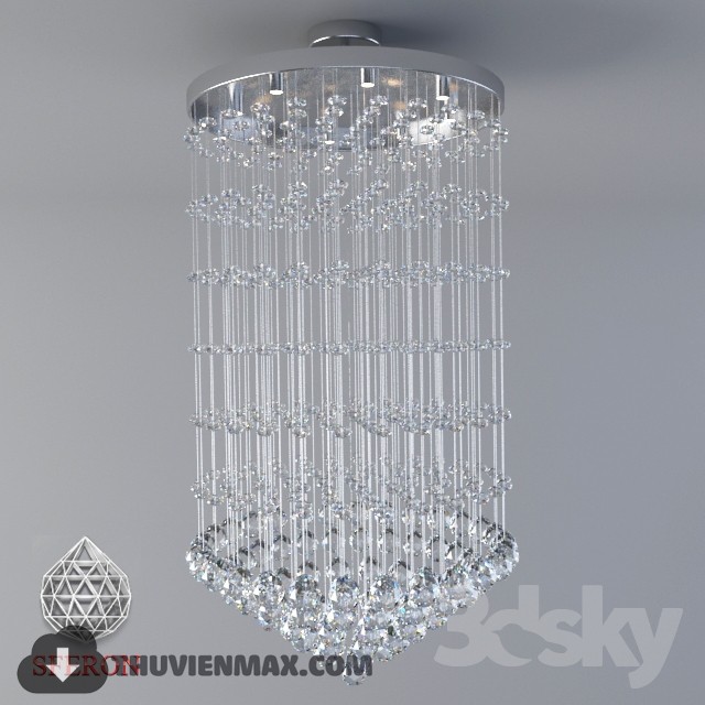 3DSKY MODELS – CEILING LIGHT – 041 - thumbnail 1