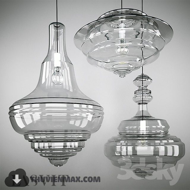 3DSKY MODELS – CEILING LIGHT – 046 - thumbnail 1