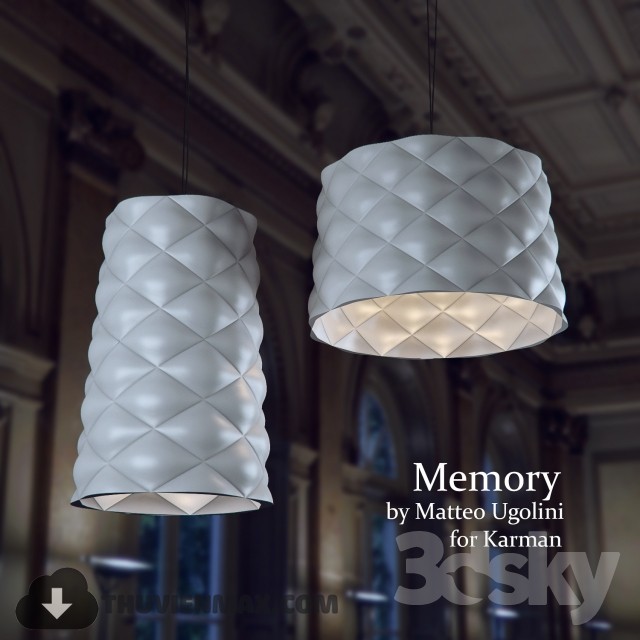 3DSKY MODELS – CEILING LIGHT – 052 - thumbnail 1