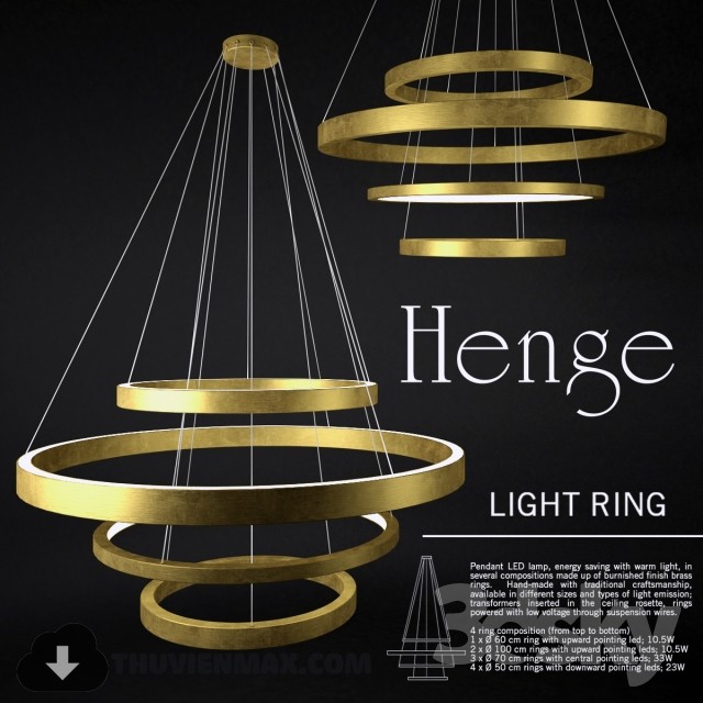 3DSKY MODELS – CEILING LIGHT – 057 - thumbnail 1