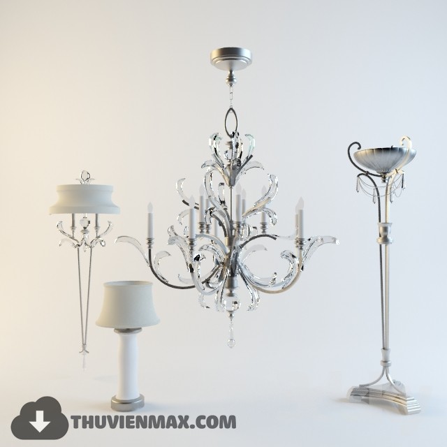 3DSKY MODELS – CEILING LIGHT – 060 - thumbnail 1