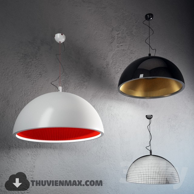 3DSKY MODELS – CEILING LIGHT – 061 - thumbnail 1