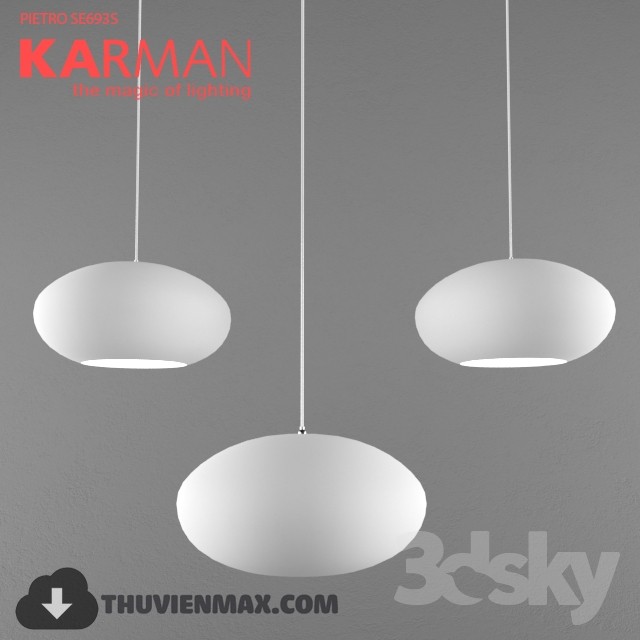 3DSKY MODELS – CEILING LIGHT – 064 - thumbnail 1