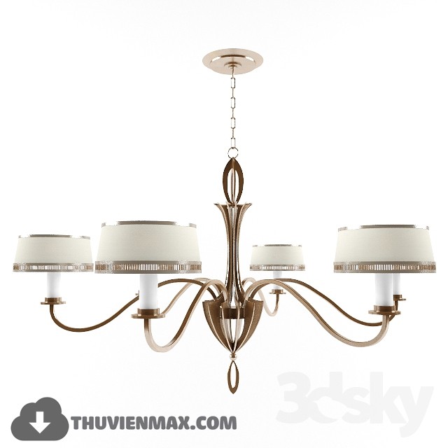 3DSKY MODELS – CEILING LIGHT – 066 - thumbnail 1