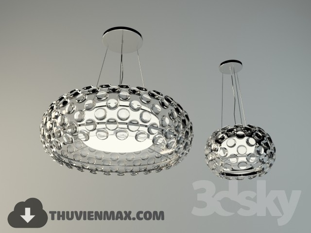 3DSKY MODELS – CEILING LIGHT – 067 - thumbnail 1