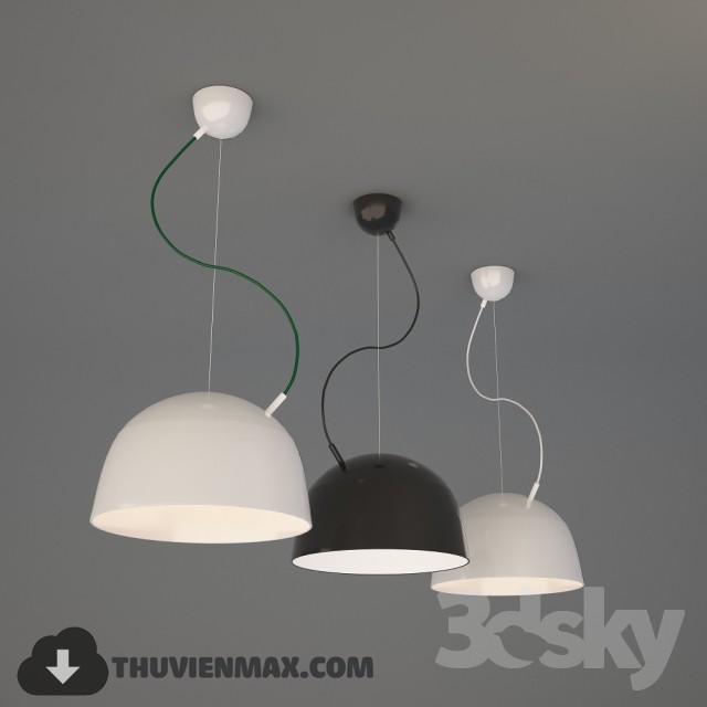 3DSKY MODELS – CEILING LIGHT – 070 - thumbnail 1