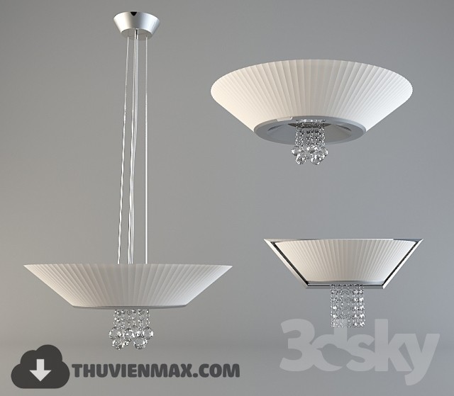 3DSKY MODELS – CEILING LIGHT – 072 - thumbnail 1