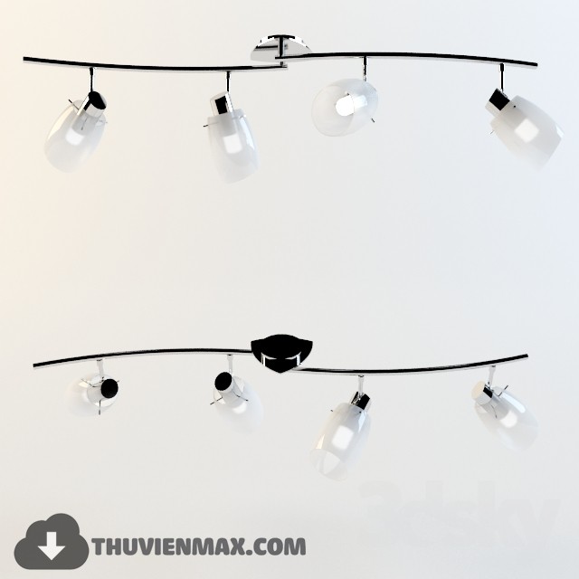 3DSKY MODELS – CEILING LIGHT – 076 - thumbnail 1