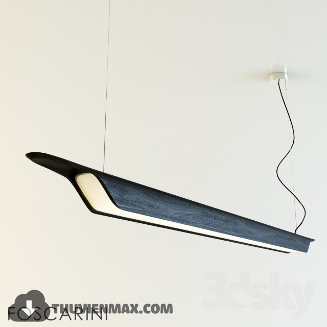 3DSKY MODELS – CEILING LIGHT – 077 - thumbnail 1