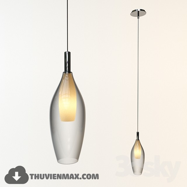 3DSKY MODELS – CEILING LIGHT – 081 - thumbnail 1