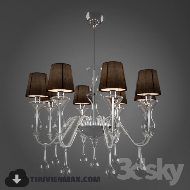 3DSKY MODELS – CEILING LIGHT – 083 - thumbnail 1