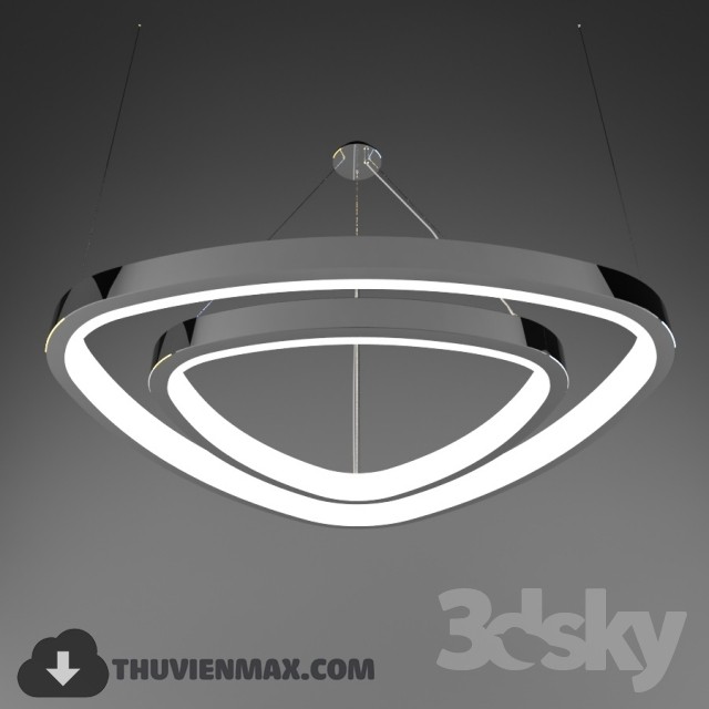 3DSKY MODELS – CEILING LIGHT – 091 - thumbnail 1