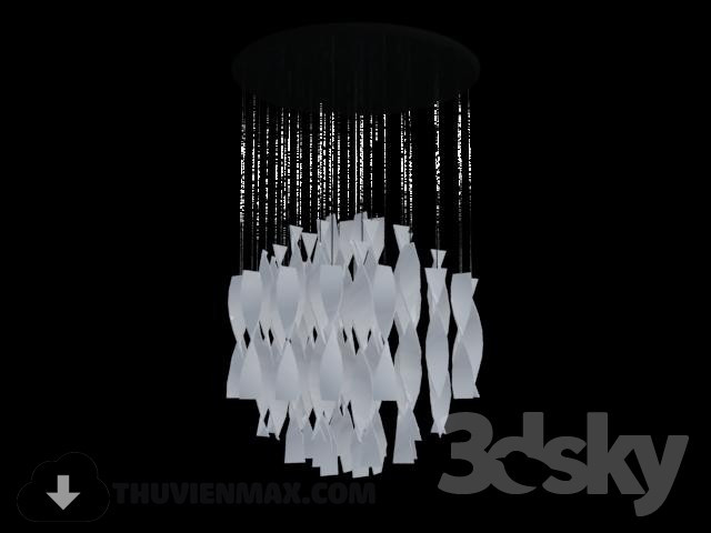 3DSKY MODELS – CEILING LIGHT – 092 - thumbnail 1