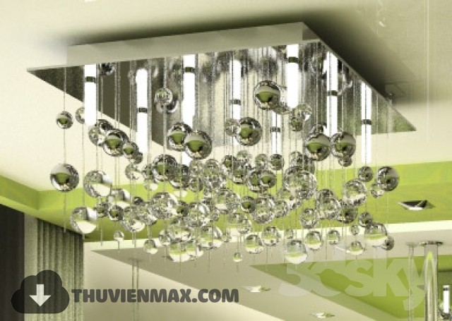 3DSKY MODELS – CEILING LIGHT 3D MODELS – 105 - thumbnail 1