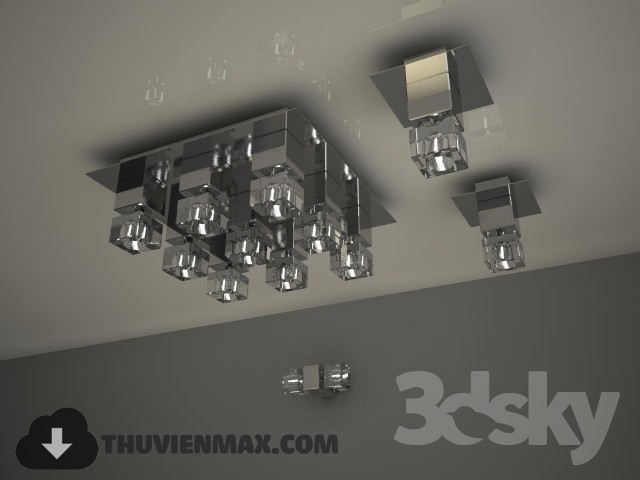 3DSKY MODELS – CEILING LIGHT 3D MODELS – 106 - thumbnail 1