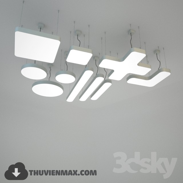 3DSKY MODELS – CEILING LIGHT 3D MODELS – 107 - thumbnail 1