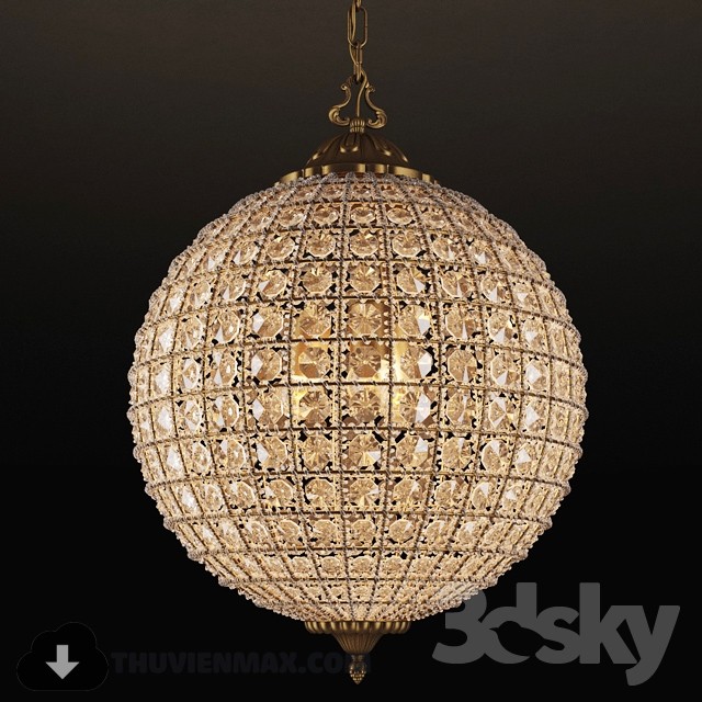 3DSKY MODELS – CEILING LIGHT 3D MODELS – 123 - thumbnail 1