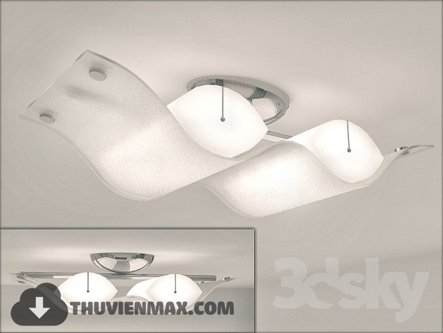 3DSKY MODELS – CEILING LIGHT 3D MODELS – 129 - thumbnail 1