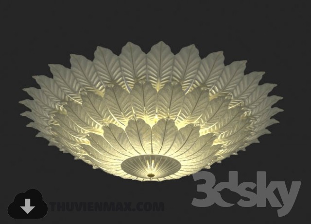 3DSKY MODELS – CEILING LIGHT 3D MODELS – 130 - thumbnail 1