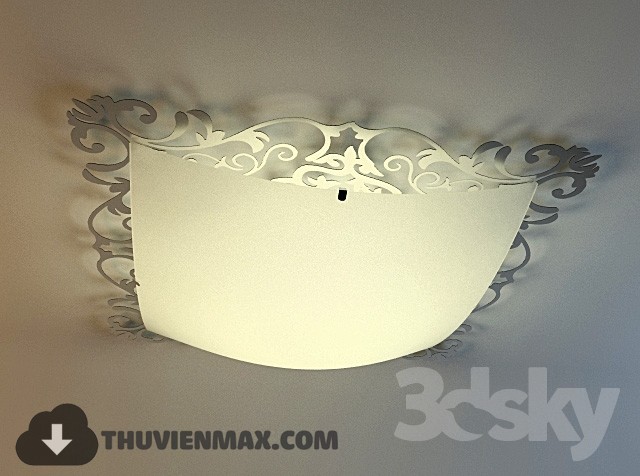 3DSKY MODELS – CEILING LIGHT 3D MODELS – 135 - thumbnail 1