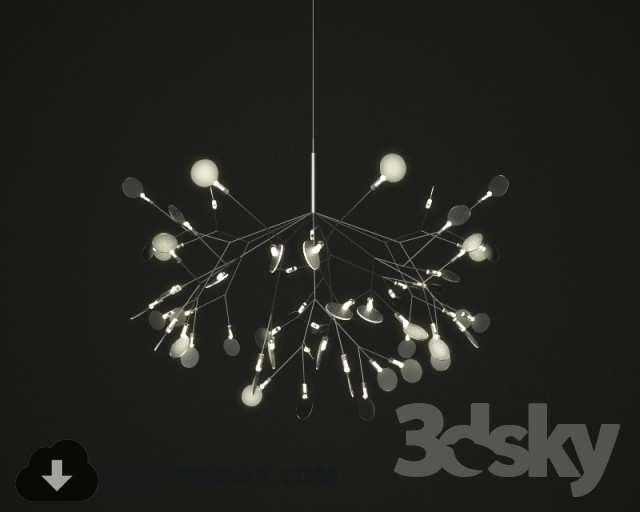 3DSKY MODELS – CEILING LIGHT 3D MODELS – 139 - thumbnail 1