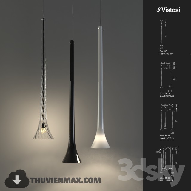 3DSKY MODELS – CEILING LIGHT 3D MODELS – 141 - thumbnail 1