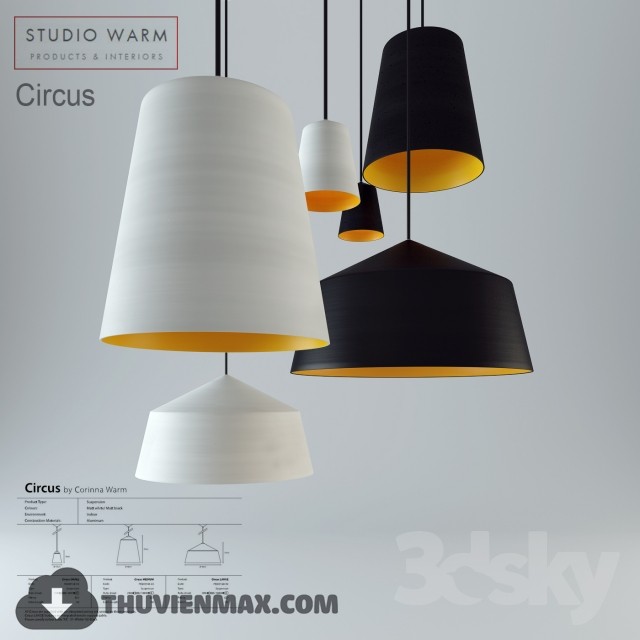 3DSKY MODELS – CEILING LIGHT 3D MODELS – 142 - thumbnail 1