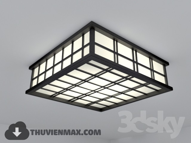 3DSKY MODELS – CEILING LIGHT 3D MODELS – 159 - thumbnail 1