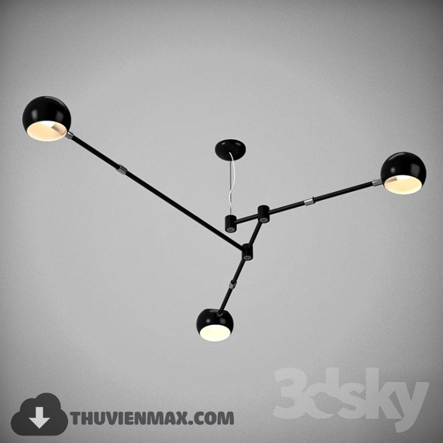 3DSKY MODELS – CEILING LIGHT 3D MODELS – 163 - thumbnail 1