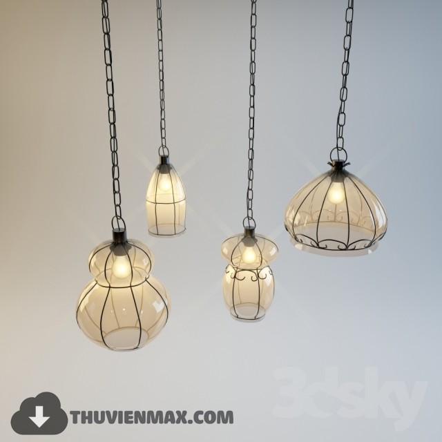 3DSKY MODELS – CEILING LIGHT 3D MODELS – 167 - thumbnail 1