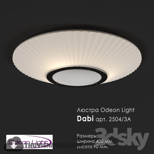 3DSKY MODELS – CEILING LIGHT 3D MODELS – 179 - thumbnail 1