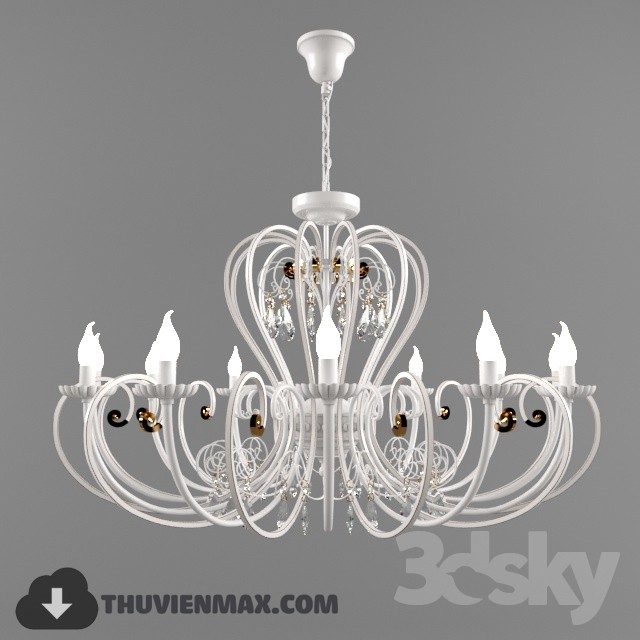 3DSKY MODELS – CEILING LIGHT 3D MODELS – 181 - thumbnail 1