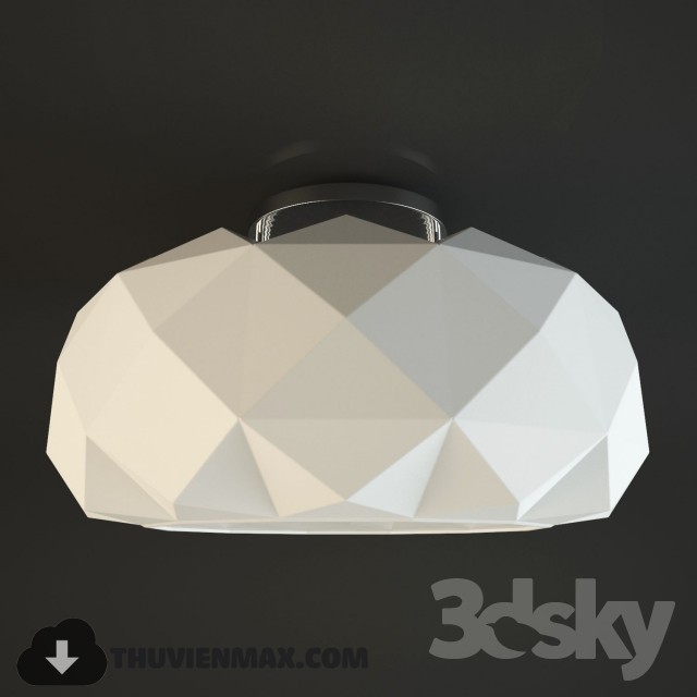 3DSKY MODELS – CEILING LIGHT 3D MODELS – 186 - thumbnail 1