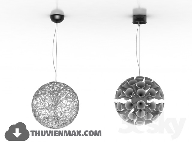 3DSKY MODELS – CEILING LIGHT 3D MODELS – 189 - thumbnail 1