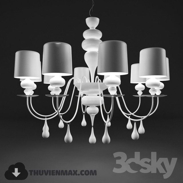 3DSKY MODELS – CEILING LIGHT 3D MODELS – 190 - thumbnail 1