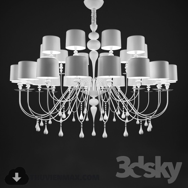 3DSKY MODELS – CEILING LIGHT 3D MODELS – 191 - thumbnail 1