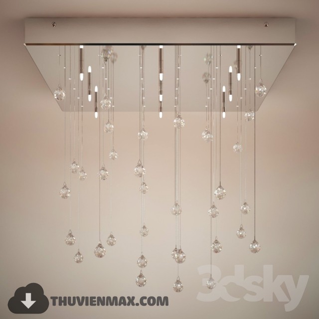 3DSKY MODELS – CEILING LIGHT 3D MODELS – 198 - thumbnail 1