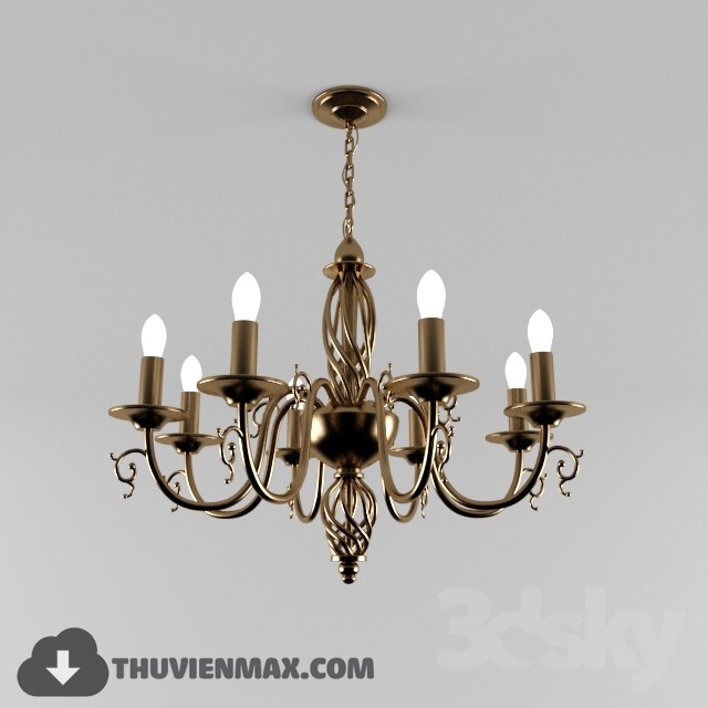 3DSKY MODELS – CEILING LIGHT 3D MODELS – 199 - thumbnail 1