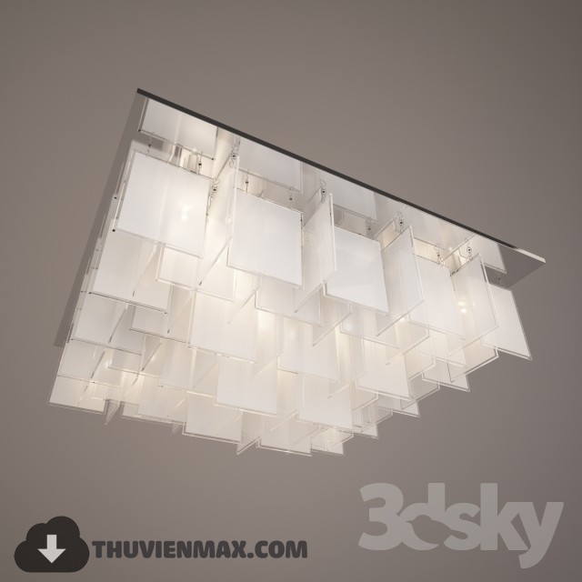 3DSKY MODELS – CEILING LIGHT 3D MODELS – 225 - thumbnail 1