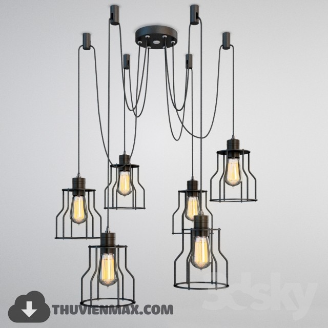 3DSKY MODELS – CEILING LIGHT 3D MODELS – 246 - thumbnail 1